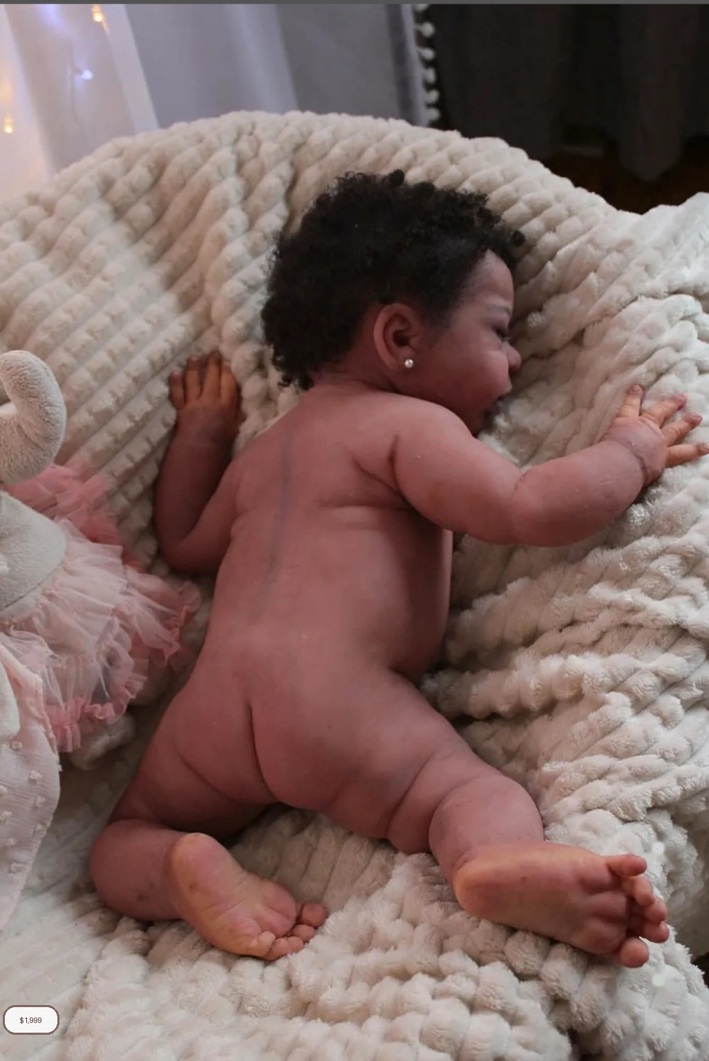 Marty Asleep full-body silicone baby