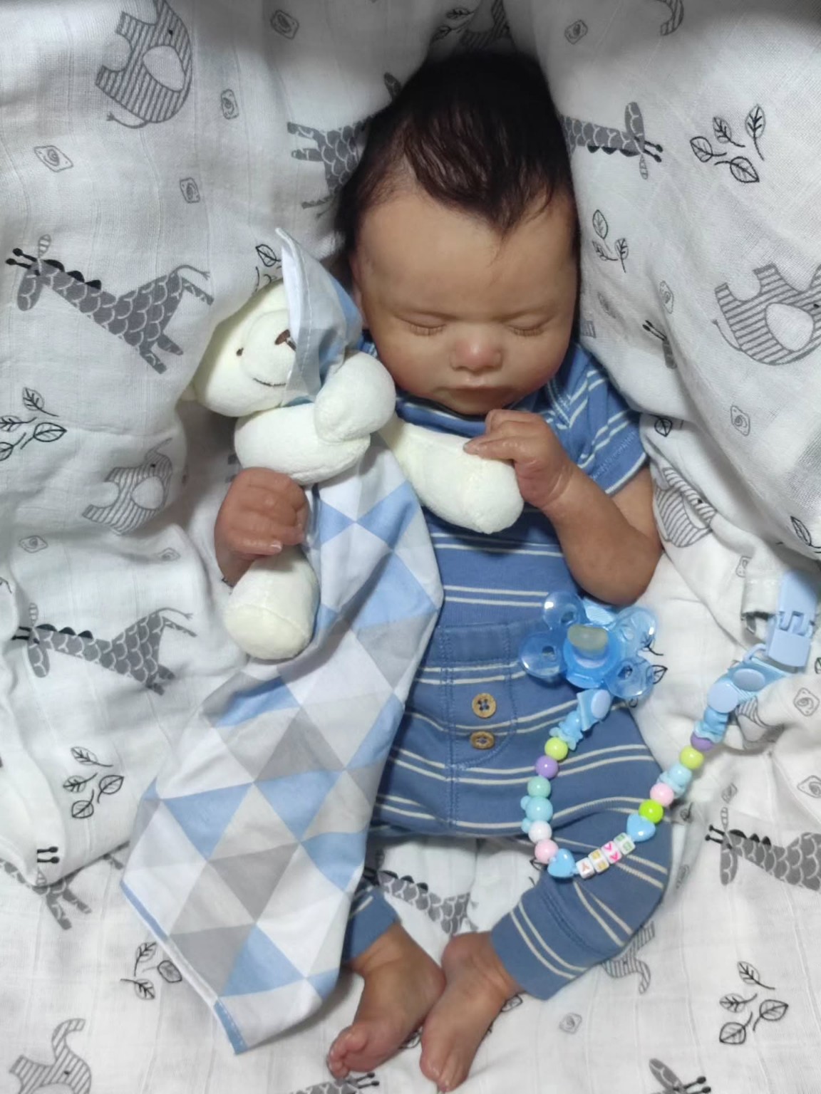 Marty Asleep full-body silicone baby 2